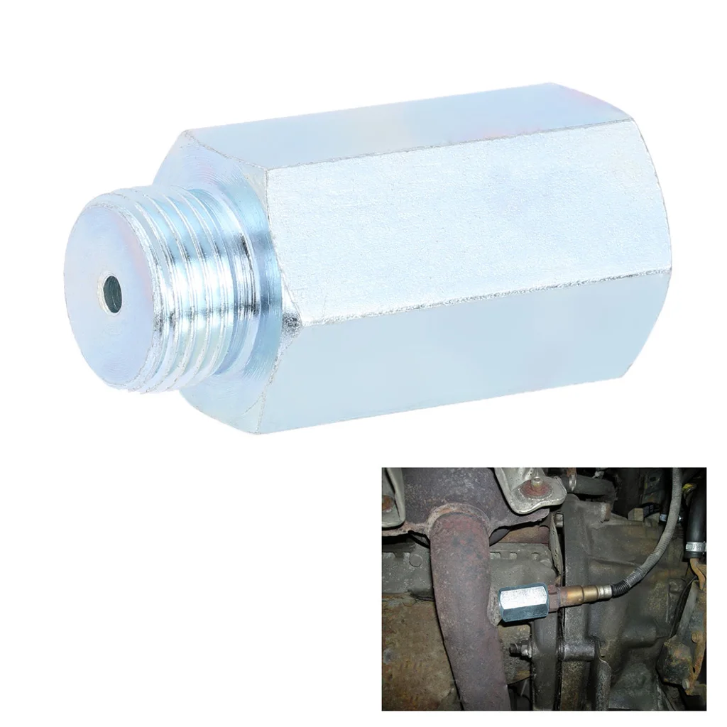 Stainless Steel Oxygen Sensor Extender Spacer Connector For Decat Hydrogen