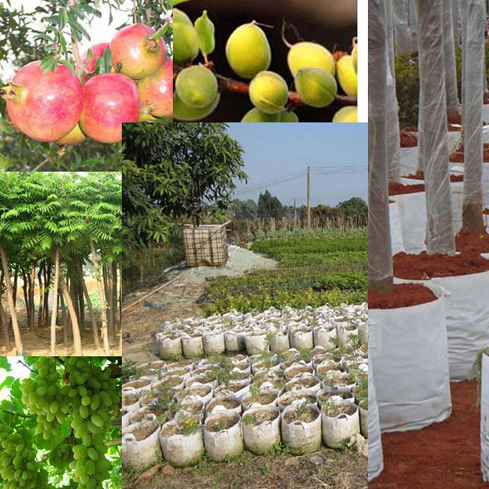 Round Fabric Pot Plant Pouch Root Container Cultivation Planting Grow Bag Garden Supplies Plant Grow Bags