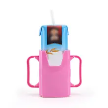 Baby Cup Holder Adjustable Milk Carton Box Anti-sprinkling Container Baby Drink Milk Overflow Water Box