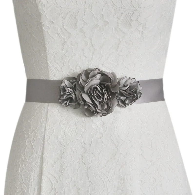 Trendy Women Belt Fashion Sash Belt Wedding Bride Bridesmaid Belt Bridal Dress Belt Wedding Flower Belt For Girl Party Dress Up