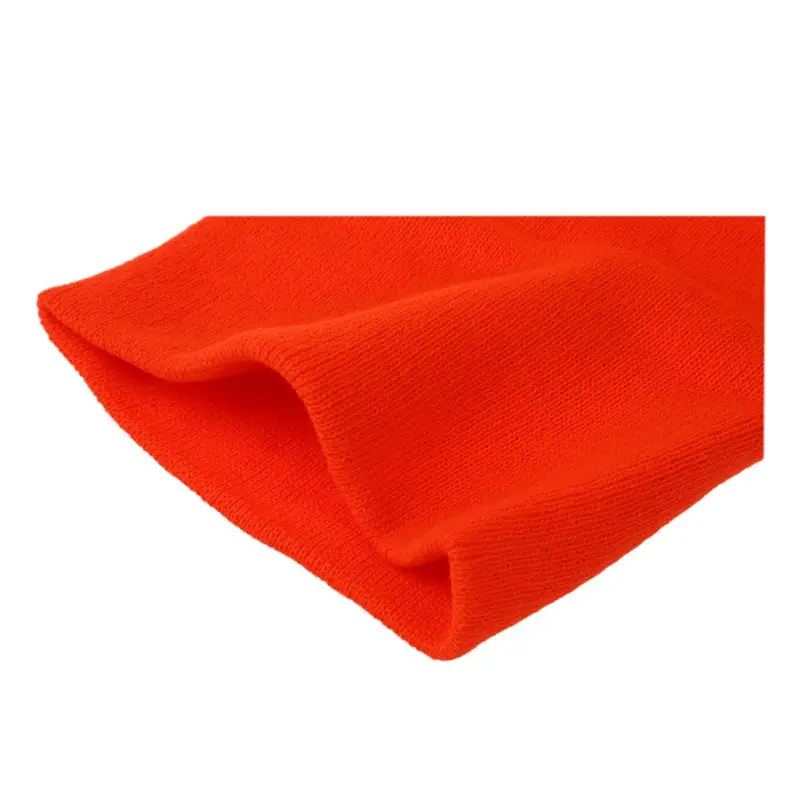 Зимние вязаные шапочки Лыжная шапка теплая(яркая orange