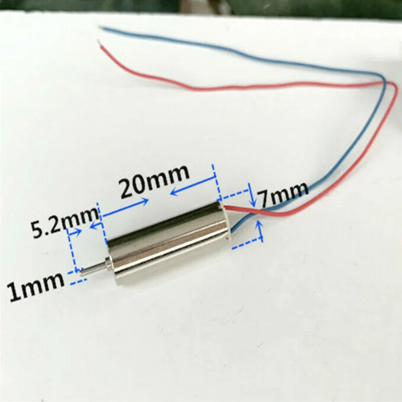 Mini 720 Coreless DC Motor 3.7V 48000RPM Micro High Speed DIY Small Model Helicopter RC Drone Quadcopter |