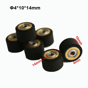 online 3 Peças Da Impressora A Jato De Tinta Do Plotador Do Corte Do Cortador Do Vinil De Roland Mimaki Graphtec Gcc Peças 4x10x14mm Da Imprensa Rodas De Papel