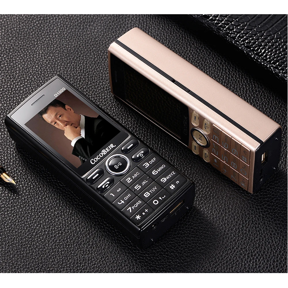 Classic Retro Cellphone Power Bank Loud Sound Dual Torch Big Flat Key 3.5mm Jack FM DV Facebook Whatsapp Small Size Mobile Phone