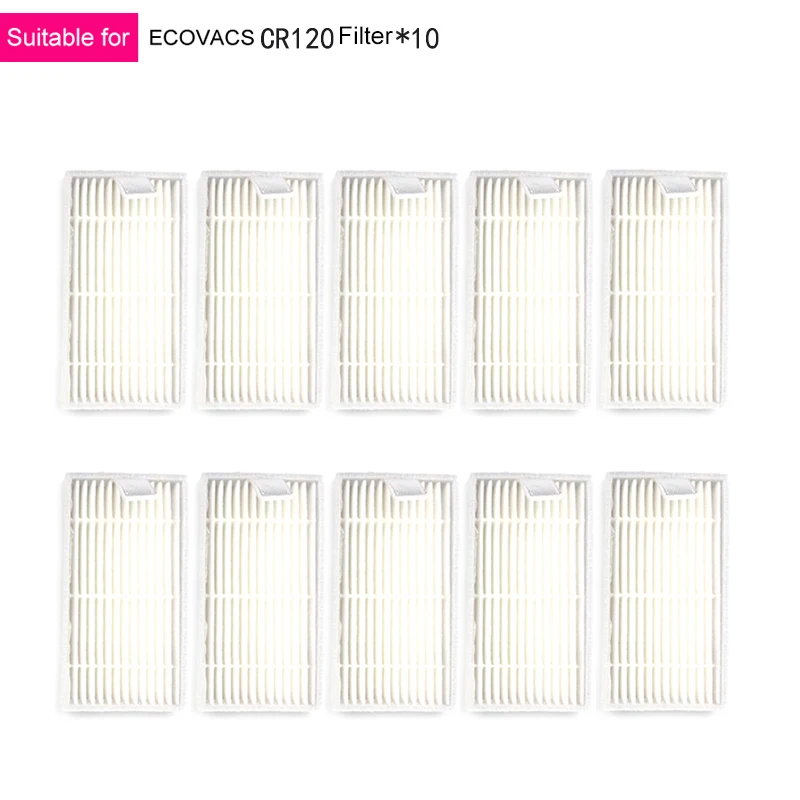 10 шт. фильтр для Dibea X600 Panda X500 Ecovacs Cr120 Cr130 для chuwi V3 для Ilife X5 V5 V3+ V5Pro Запчасти для пылесоса