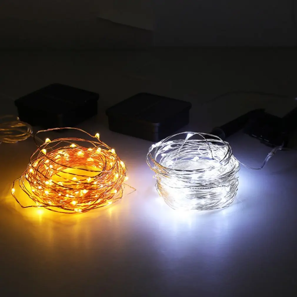 Waterproof Function Brightness Saving Environmental Protection Waterproof Christmas 100led Solar Copper Wire String