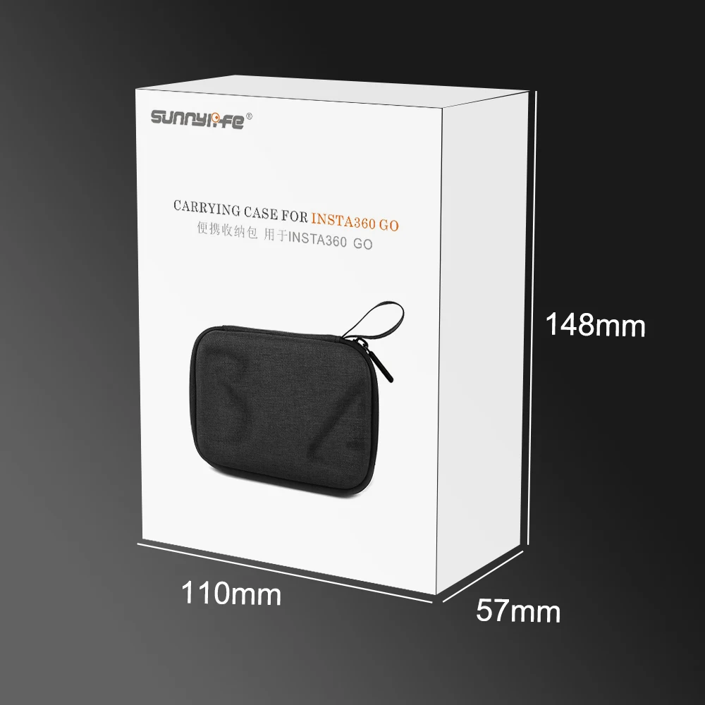 Sunnylife сумка для Insta360 GO камера хранения Портативный чехол для переноски аксессуары