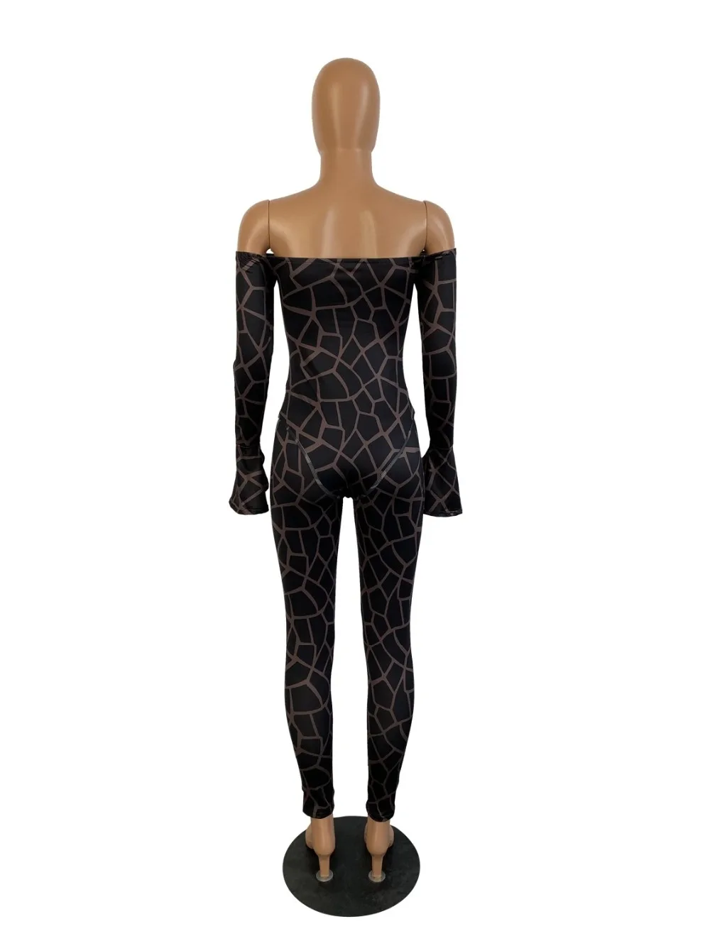 Women's Set Autumn Winter Bodysuit and Leggings Full Sleeve Slash Neck stripe Sexy Night Club Party Outfits Tracksuits CY1201