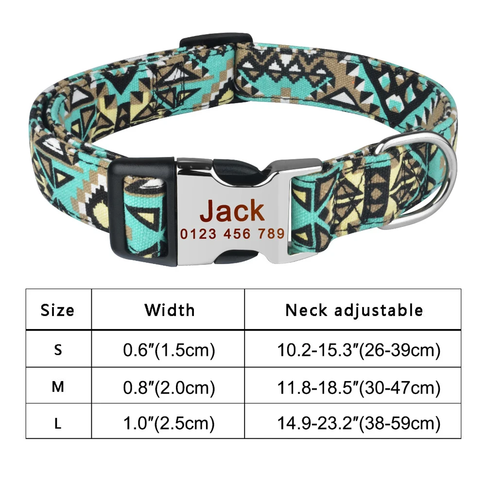 petsmart dog collars	 Adjustable Nylon Custom Dog Collar Free Engraved Name ID Tag Personalized Dog Collar Small Large Product Plaid Unisex Dog Collar 3 inch wide dog collars- pitbull	 Dog Collars