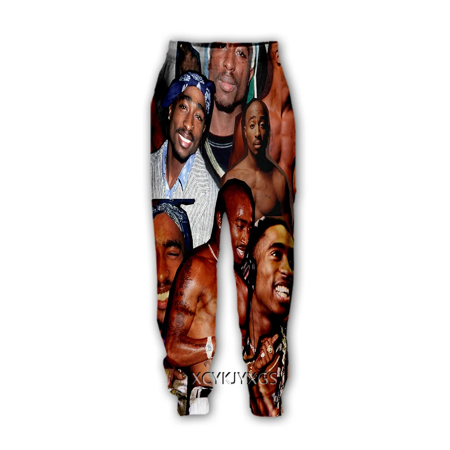 Xinchenyuan Tupac 2Pac повседневные брюки с 3D принтом спортивные прямые для бега K41 |