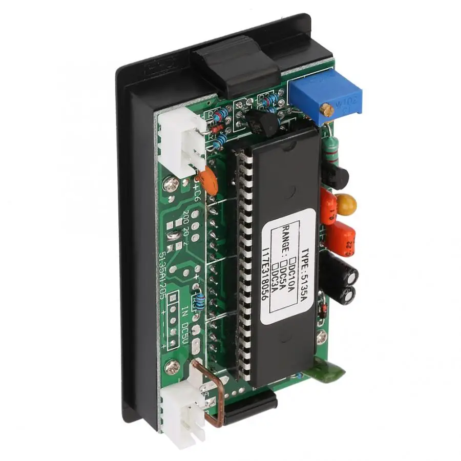 5135A Высокая точность DC5V DC Амперметр панельный измеритель тока Амперметр тестер 1999 диапазон дисплей цифровой амперметр вольтметр