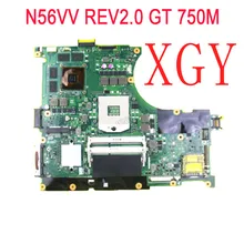 Материнская плата для ASUS n56v n56vv, материнская плата gt750m v4g, тест, ОК