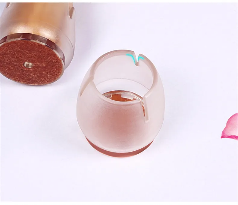 16pcs Silicone Chair Leg Cover Feet Floor Protectors Pads Furniture Table Covers Socks Round Bottom Non-Slip Cups for 14mm-18mm