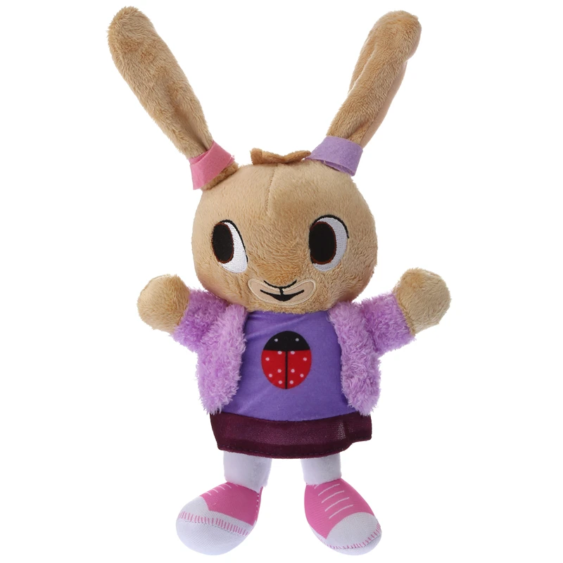 Bing кролик, плюшевая кукла игрушки Hoppity Сула-флоп кролика Bing фильм Мягкие плюшевые игрушки для детей, подарки на день рождения