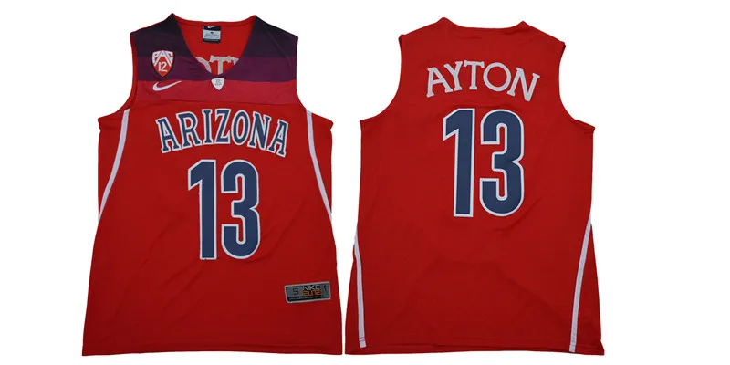 Мужские трикотажные изделия Arizona Wildcats Ayton 13