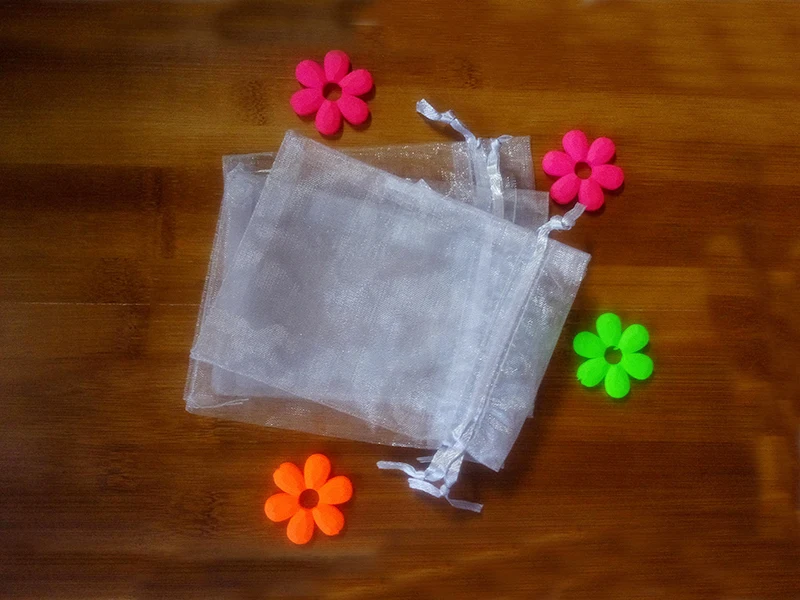 

1000pcs gray organza gift bags 9x12cm party bags for women event wed Drawstring bag Jewelry Display Bag Pouch diy accessories