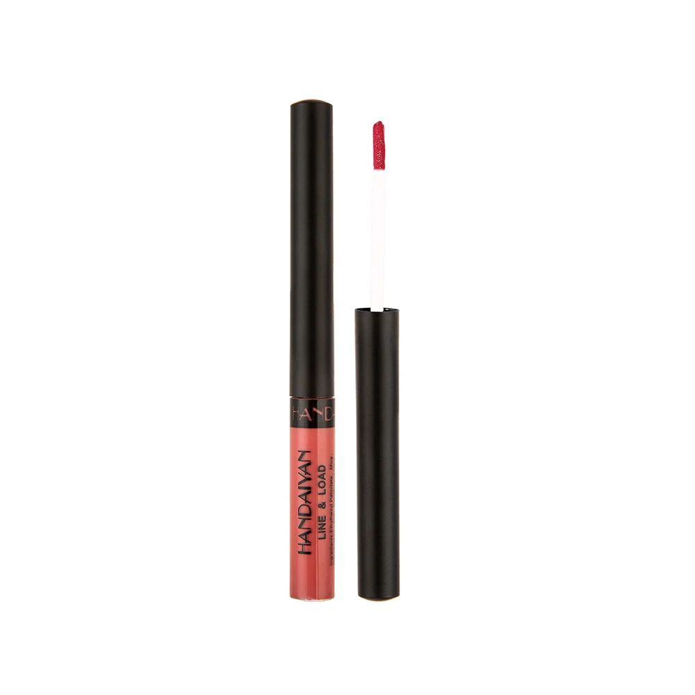 as picture Профессиональный макияж бархатный телесный блеск для губ водостойкая жидкая матовая губная помада Стойкий черный набор помады корейская косметика - Цвет: as picture