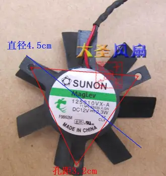 

SUNON 125010VX-A 11.MS.B2484.GN DC 12V 2.3W Server Round Fan