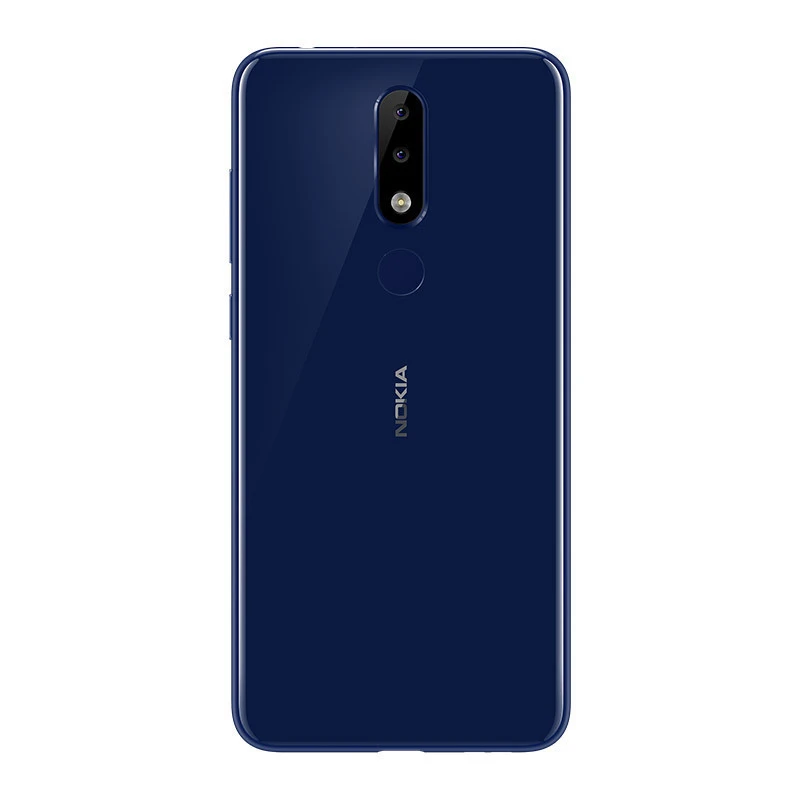 Смартфон Nokia X5 Android 9, 4 ГБ, 64 ГБ, 5,86 дюйма, Helio P60, Android 8, 3060 мА/ч, фронтальная, 8 Мп, задняя, 13 МП+ 5 МП, отпечаток пальца, мобильный телефон