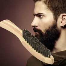 Men's beard brush, long handle portable beard brush, bristle bristle beard brush, explosion Amazon U3K5 Men's beard brush, long handle portable beard brush, bristle bristle beard brush, explosion Amazon U3K5