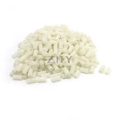 

400 Pcs M3 x 12mm Nylon Insulation Hex Hexagonal Threaded Spacer Support