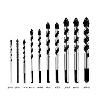 

10PCS Twist Drill Bits Set High Carbon Steel Metal Wood Drilling Tools for Woodworking Power Tools 3/4/5/6/8/10/12mm