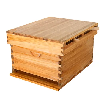 

Beehive Full Set Of Bee Pine Flat Box Boiled Wax To Raise Bees With Lattice With Nest Special Beekeeping Tools