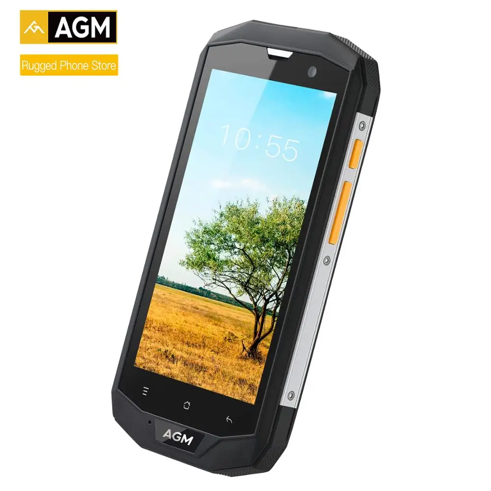 AGM A8 Android 7,0 5,0 дюймов прочный смартфон 3 ГБ ОЗУ 32 Гб ПЗУ 13,0 МП IP68 Водонепроницаемый 4050 мАч OTG NFC мобильный телефон
