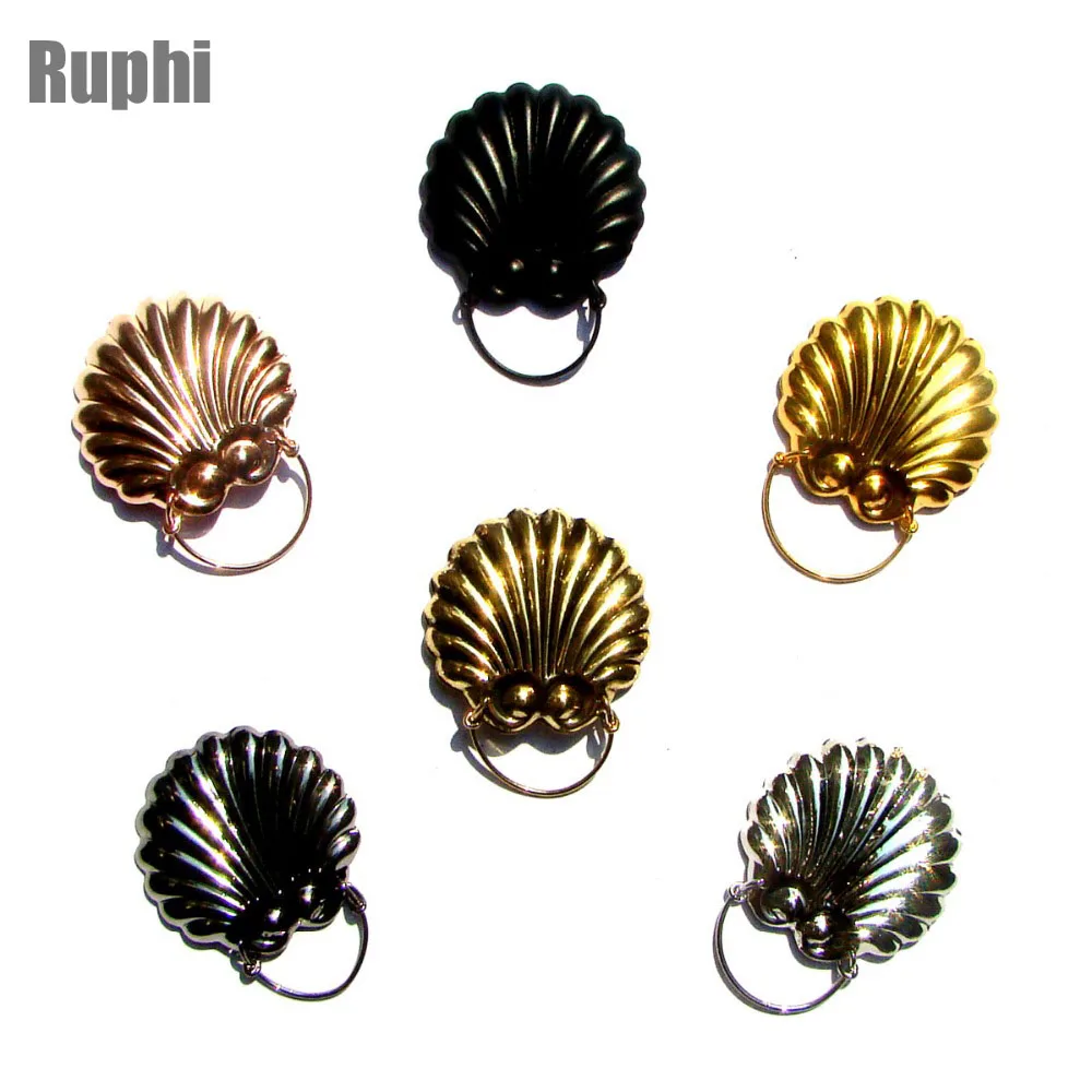 

Steel Sea Scallop Shell Strong Magnetic Eyeglasses Holders Sunglasses Badge Holder Goggles Fashion Accessories Braned New