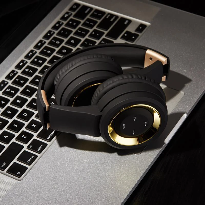 Wireless Bluetooth Headset Head mounted Folding Noise Cancelling Over Ear AS99