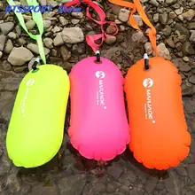 Boya de natación de PVC, bolsa de remolque de secado al aire de seguridad, flotador, bolsa de deriva de señal inflable, 1 ud.