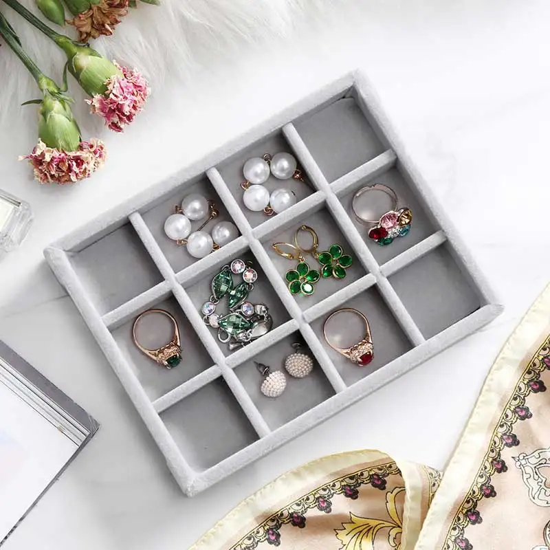 Ящик DIY для хранения ювелирных изделий лоток кольцо подарочная коробка для браслета ювелирные изделия Органайзер держатель серьги небольшой размер подходит для большинства помещений