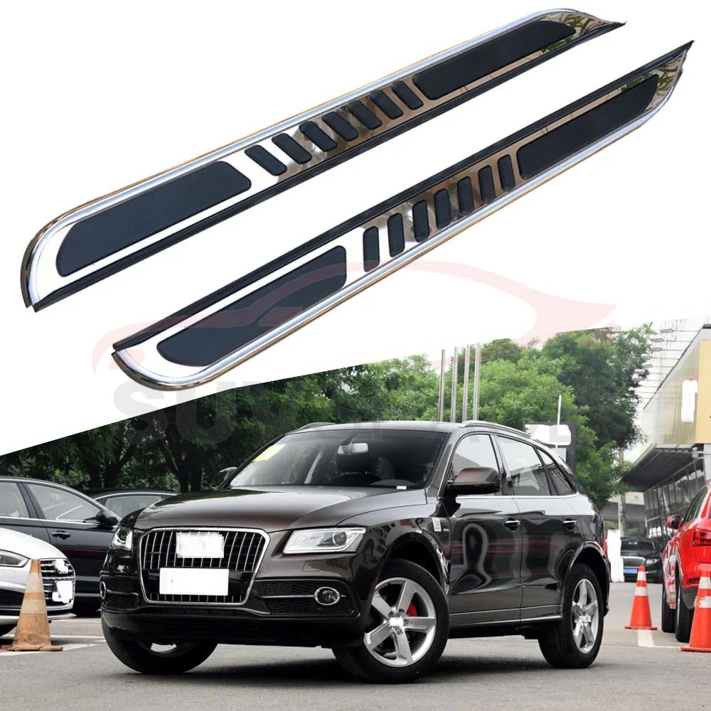 Боковой Шаг подходит для Audi Q5 Беговая доска nerf бар 2 шт. левый и правый алюминиевый боковой шаг боковая педаль