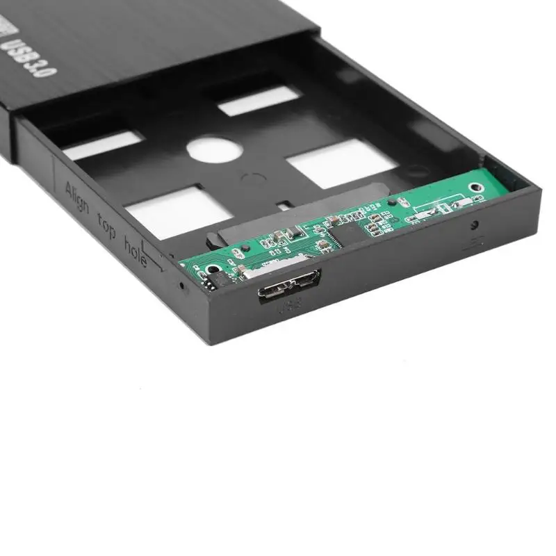 2,5 дюйма SATA USB2.0/USB3.0 чехол для жесткого диска из алюминиевого ...