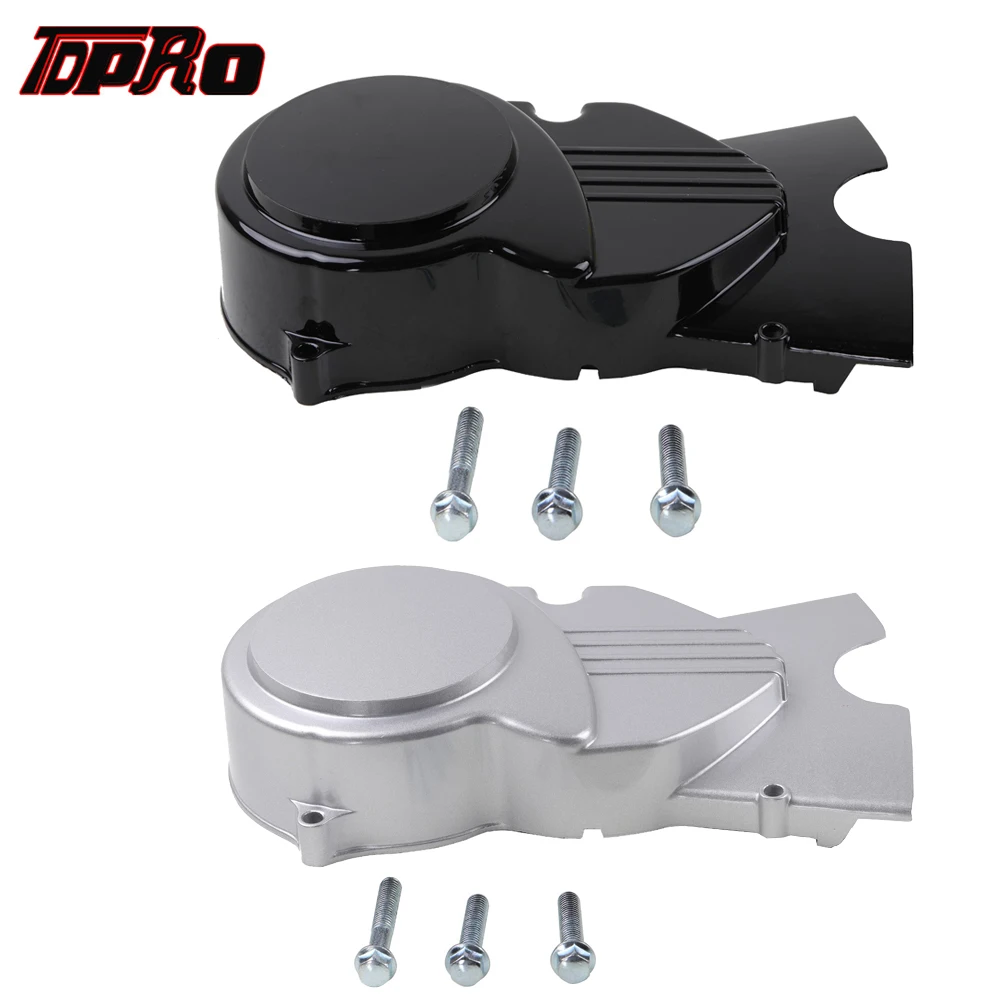 TDPRO Left Stator Magneto Covers Case Engine Chain Sprocket Cover Casing For Honda Motorcycle 110cc-140cc Scooter Dirt Pit Bike |