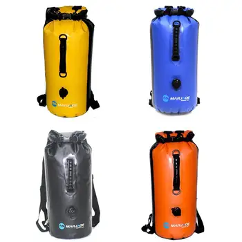 

30L waterproof bucket bag shoulder waterproof bag with inflatable double bag waterproof upstream gas nozzle W8U5