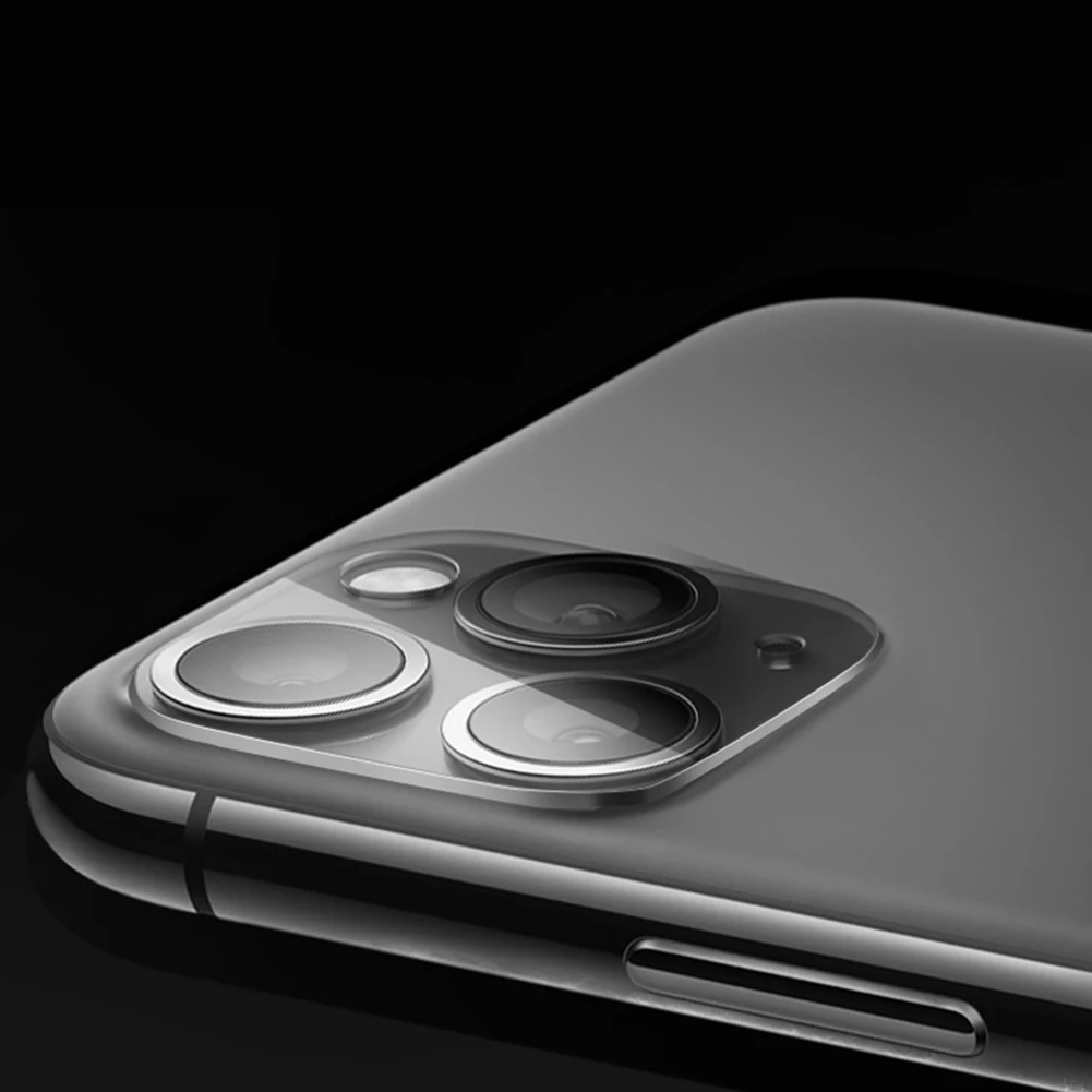 Для iPhone X XS MAX вторая Замена для iPhone 11 алюминиевый сплав камера объектив Кольцо телефон задняя пленка чехол Комплект для iPhone X/XS
