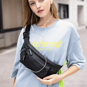 

Fashion Sports Pack Neutral Waterproof Chest Bag Multi-function Mobile Phone Bag