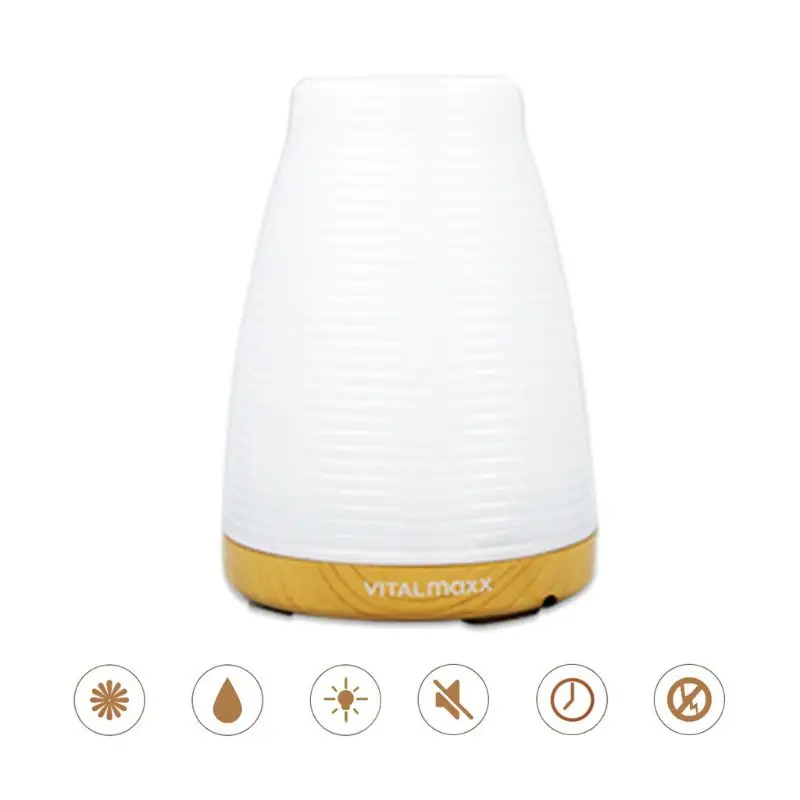 100ml 100ml Air Purifier Aromatherapy Diffuser Humidifier Colorful Light Room Indoor Bedroom Living Room Mist Maker Silent Timer