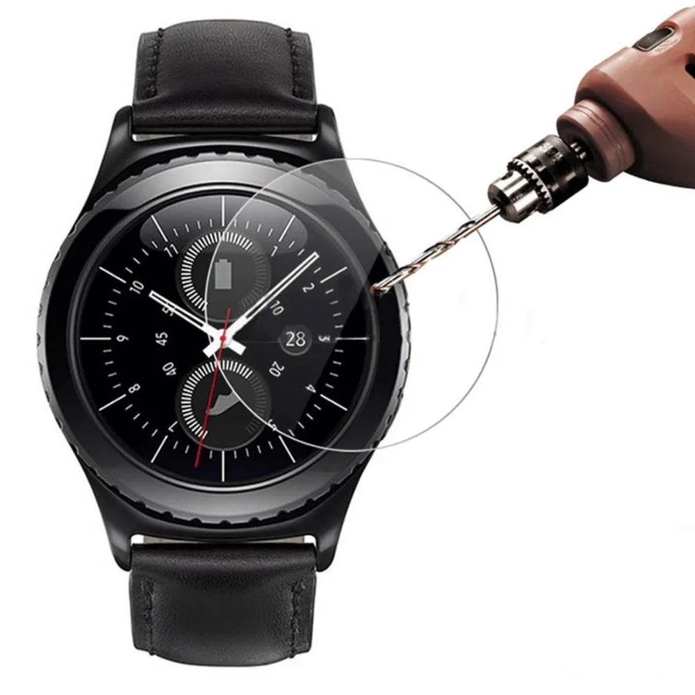 Transparent Gear S3 Frontier закаленное стекло для samsung gear S3 Classic S2 Защитная пленка для экрана samsung gear S 3 9H 2.5D Взрывозащищенная - Цвет ремешка: Transparent