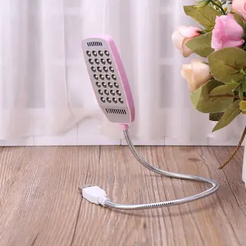 

28 LED LED USB Mini Flexible Light Laptop Desktop PC Desk Reading with Button