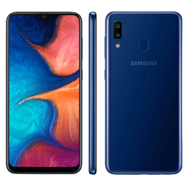 3GB 32GB Blue Мобильный телефон samsung Galaxy A20 A205F-DS, 6,4 дюймов, 3 Гб ОЗУ, 32 Гб ПЗУ, Восьмиядерный процессор Exynos 7884, 13 МП, две sim-карты, 4000 мАч, Android - Цвет: 3GB 32GB Blue