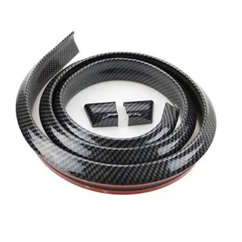 

1.5M Car-Styling 5D Carbon Fiber Spoilers DIY Refit Spoiler For Geely Vision SC7 MK CK Cross Gleagle SC7 Englon SC3 SC5 SC6 SC7