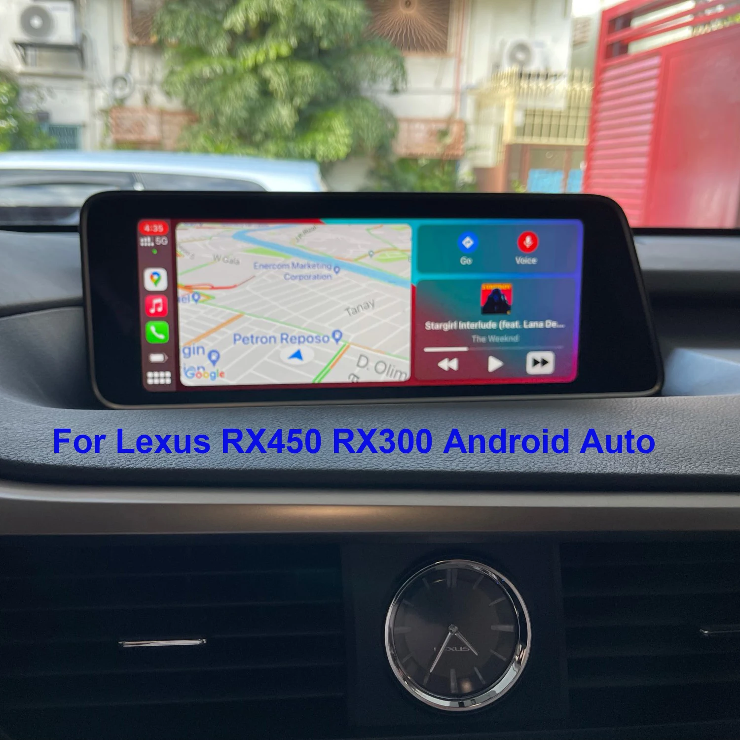 Wireless Apple Carplay Android Auto Car Upgrade Screen For Lexus Rx450h