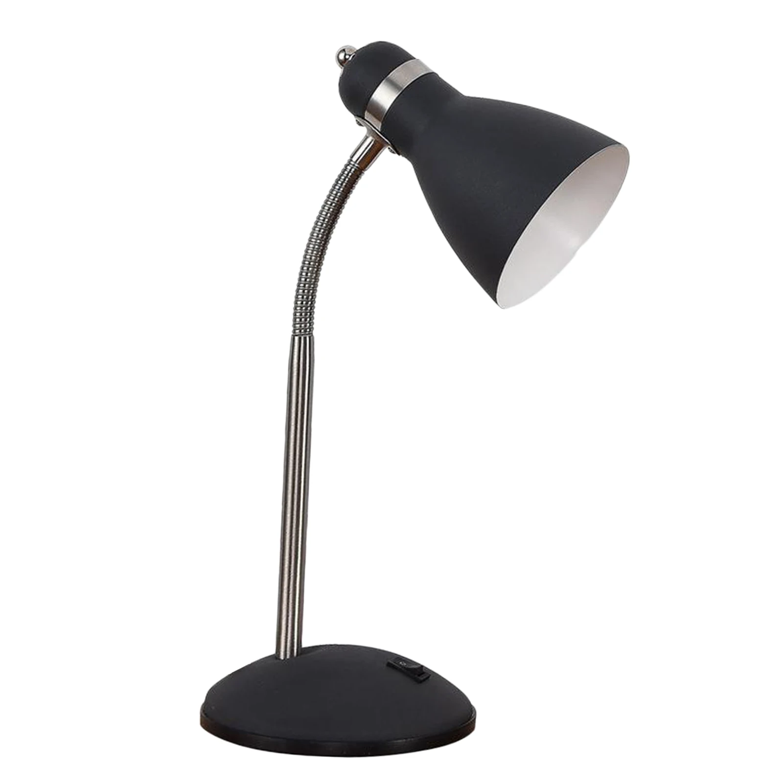 Metal Adjustable Gooseneck LED Table Lamp Study Room Bedroom Eye-Caring