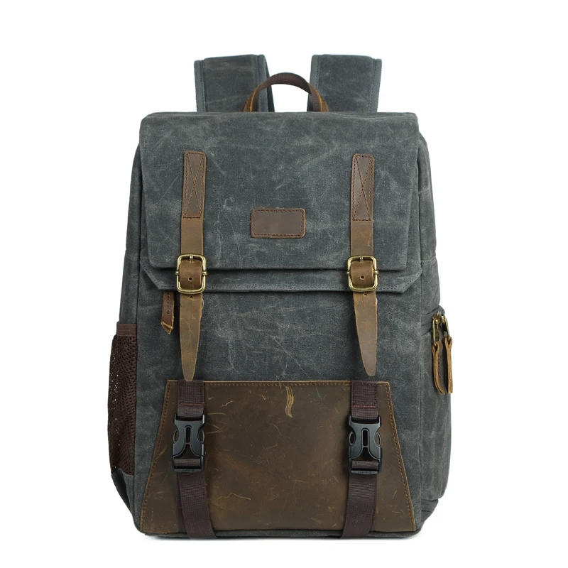 Coress Multi Purpose Batik Canvas Leather Camera Backpack Large DSLR Bag Outdoor Travel Photo Bag For Nikon Canon Sony Notebook Coress Multi Purpose Batik Canvas Leather Camera Backpack Large DSLR Bag Outdoor Travel Photo Bag For Nikon Canon Sony Notebook