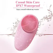 Уход за лицом Мини электрическая Чистящая Щетка массажная стиральная машина водонепроницаемый силиконовый очиститель для лица машина для удаления грязи
