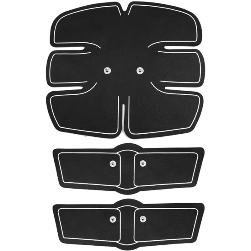 

1 Set Abdominal Muscle Stickers Exerciser Trainer Smart ABS Stimulator Fitness ABS Electrode Stickers Pad Body Slimming Massager