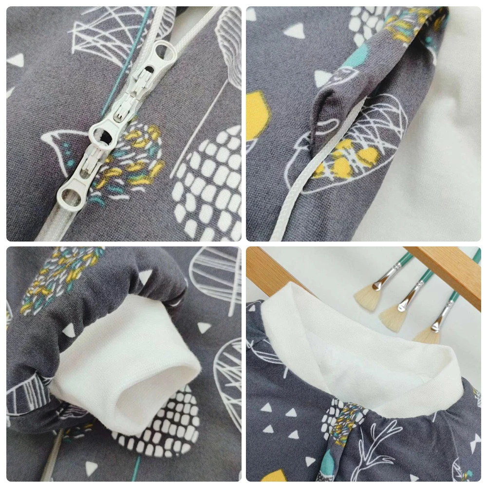 Sleeping Bag Baby Carriage Sack For Newborn Baby Cartoon Pattern Children Bed Play Split Leg Warm W