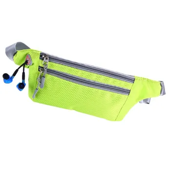 

Aolikes Waterproof outdoor functional Running Waist Bag Sport Packs For Music With Headset Hole-Fits Smartphones